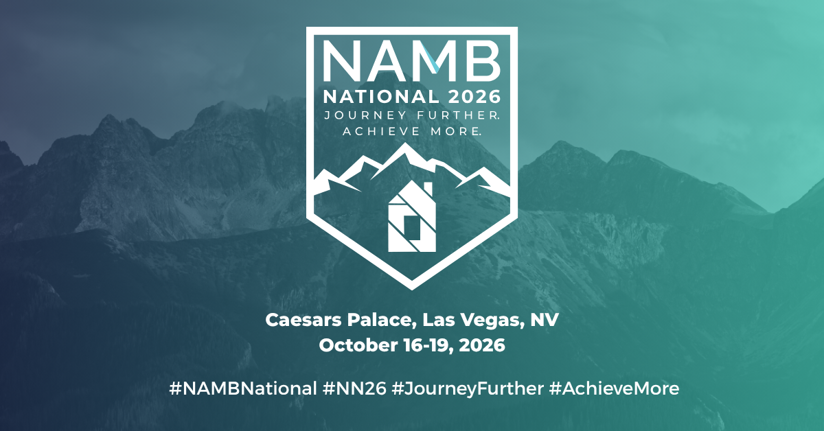 NAMB National 2026. Journey Further. Achieve More. Caesars Palace, Las Vegas, NV. October 16 to 19, 2026. Hashtags NAMBNational, NN26, JourneyFurther, AchieveMore.